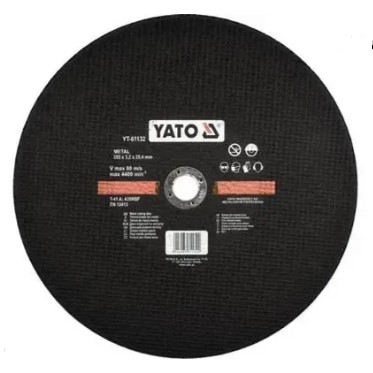 Диск відрізний по металу YATO, Ø= 355/ 25,4 мм, h= 3,2 мм YT-61132